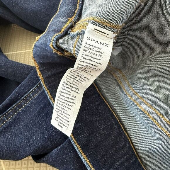 SPANX Dark Blue Boot Cut Jeans - Picture 6 of 10